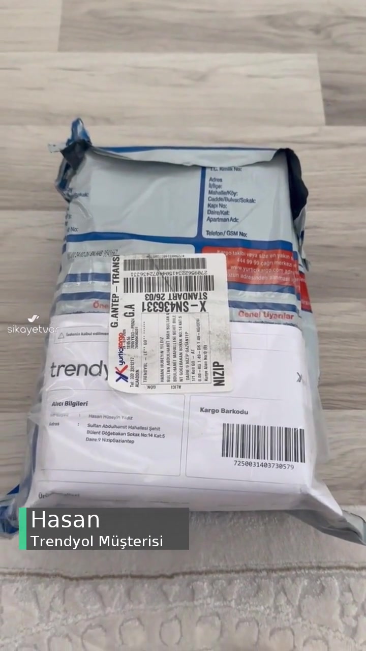 Trendyol Asla Müşterisinin Arkasında Durmuyor! videonun kapak resmi