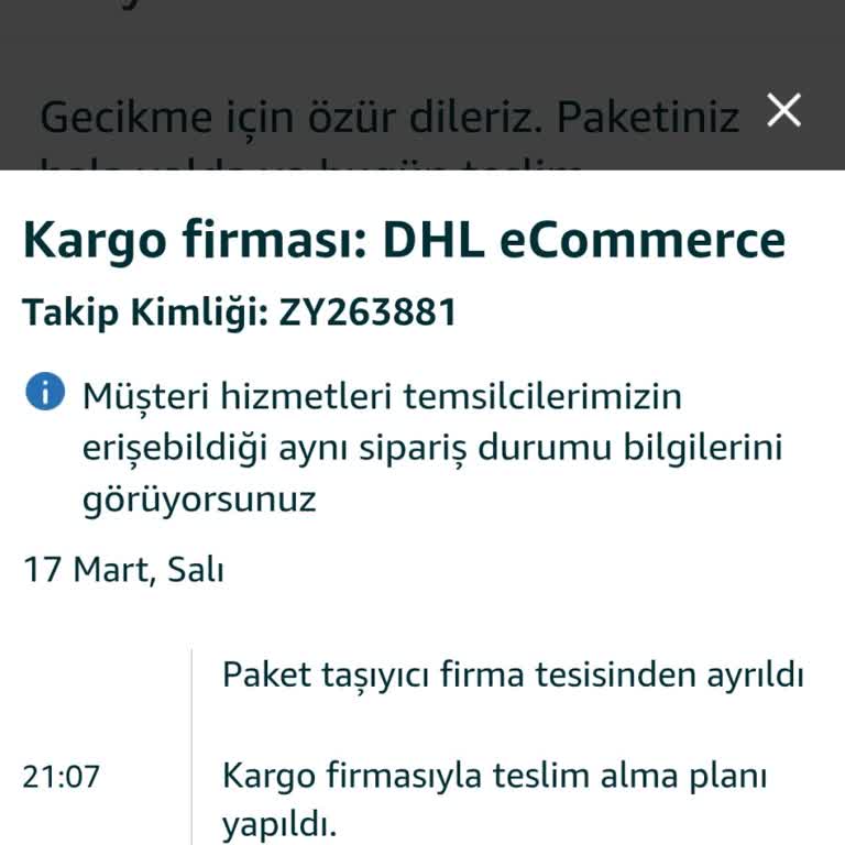 Siparişim Kargoya Verilmedi Ve Bilgi Alınamıyor