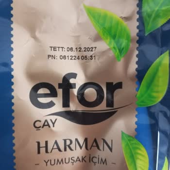 Efor Siyah Çayda Çöp Ve Dal Parçaları Kalitesiz Ürün Şikayeti