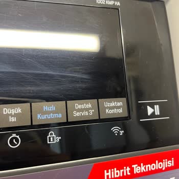Satın Aldığım Kurutma Makinesi Çizik Ve Teşhir Ürün Olarak Verildi