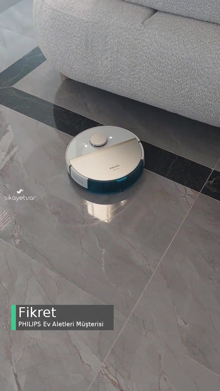 Philips 7000 Homerun Robotu Duz Bir Zemin Üzerine Koyun Uyarısı Alıyorum! videonun kapak resmi