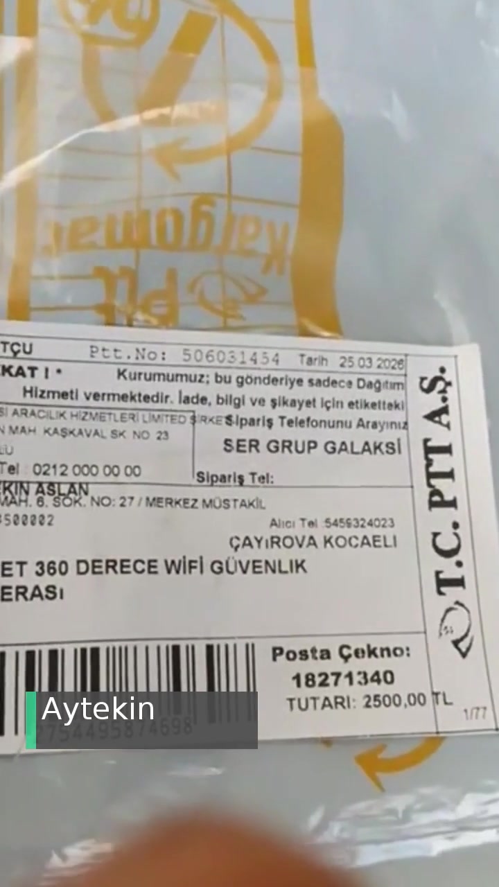Ser Grup Depolama Reklam Ürünü Geri Göndermek İstiyorum videonun kapak resmi