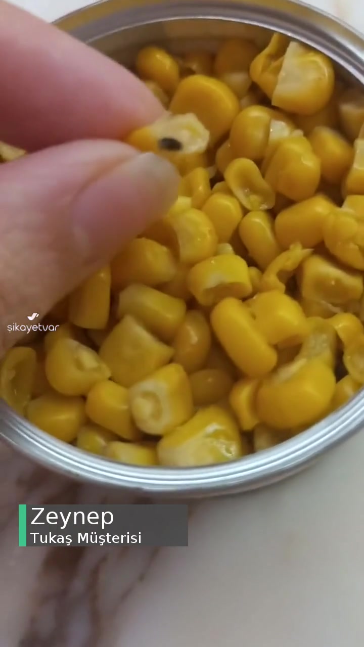 Tukaş Konserve Mısırın İçinden Böcek Çıktı videonun kapak resmi