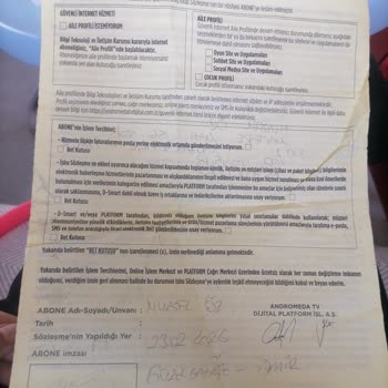 Çalışmayan İnternet Hattı İçin Fatura Ve Servis Ücreti İadesi