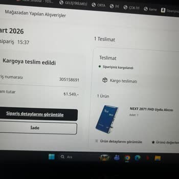 Media Markt'tan Gelen Hasarlı Ürün Ve İade Kodunun Oluşmaması Sorunu