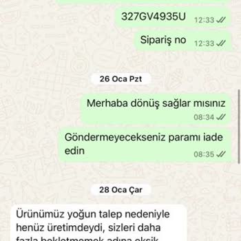 Naia Angora Kazak Teslim Edilmedi Ve İade Yapılmadı