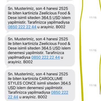 İzinsiz Kart İşlemleri Sonucu Yüz Bin Lira Borç Ve Kredi Notunda Düşüş
