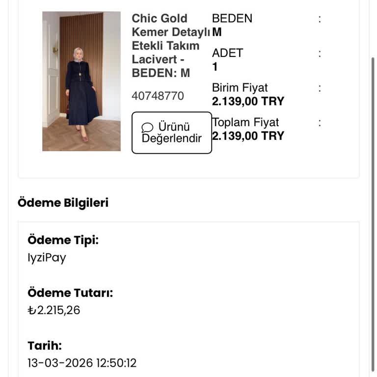 Meysadesiign Giyim'de Kalitesiz Ürün Ve Yanıltıcı İade Politikası