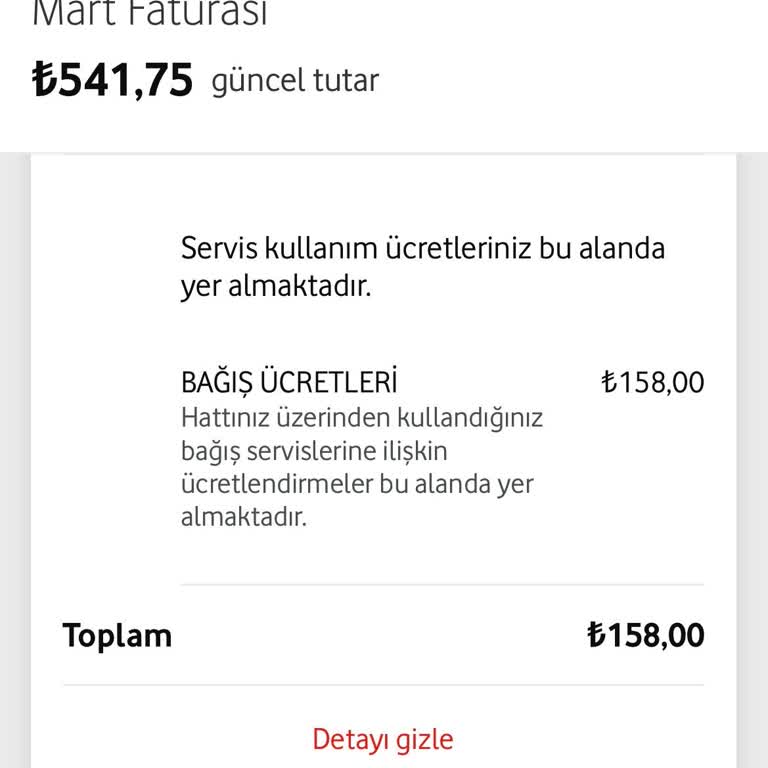 Yanlış Bağış Ücreti Faturamda Görüldü, İade Talebim Reddedildi