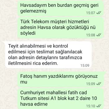 Teslimat Tarihi Yanlış, Kurye Gelmedi, Hattım Gecikti
