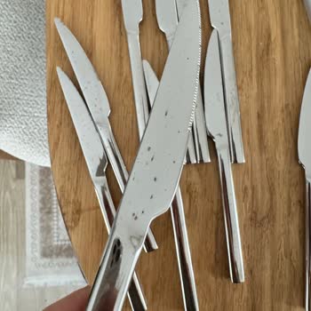 Fırsat Dünyası'ndan Alınan Nehir Çatal Bıçak Seti Paslandı