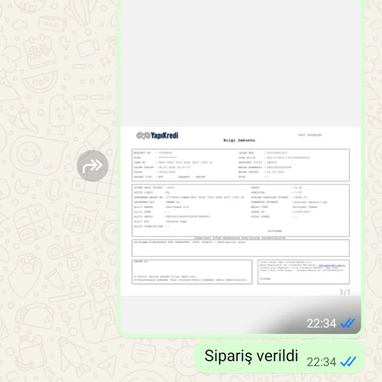 Gönderilmemiş Koltuk Kılıfı Ve Engellenen Hesap