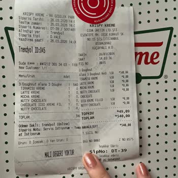 Trendyol GO'dan Bayat Krispy Kreme, Görsel Yetersizliği Nedeniyle İade Reddi