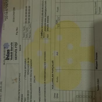 Acı Su Ve Orijinal Olmayan Filtre Nedeniyle Cihaz Değişimi Talebi