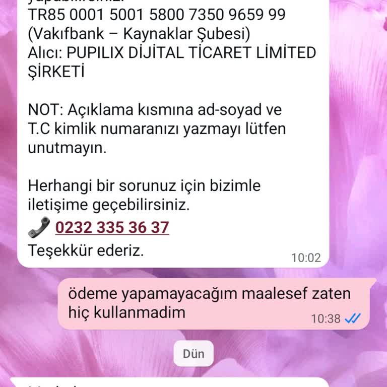 Üyelik Ücret Bilgilendirmesi Eksikliği Ve Haksız Ödeme Talebinin Reddedilmesi