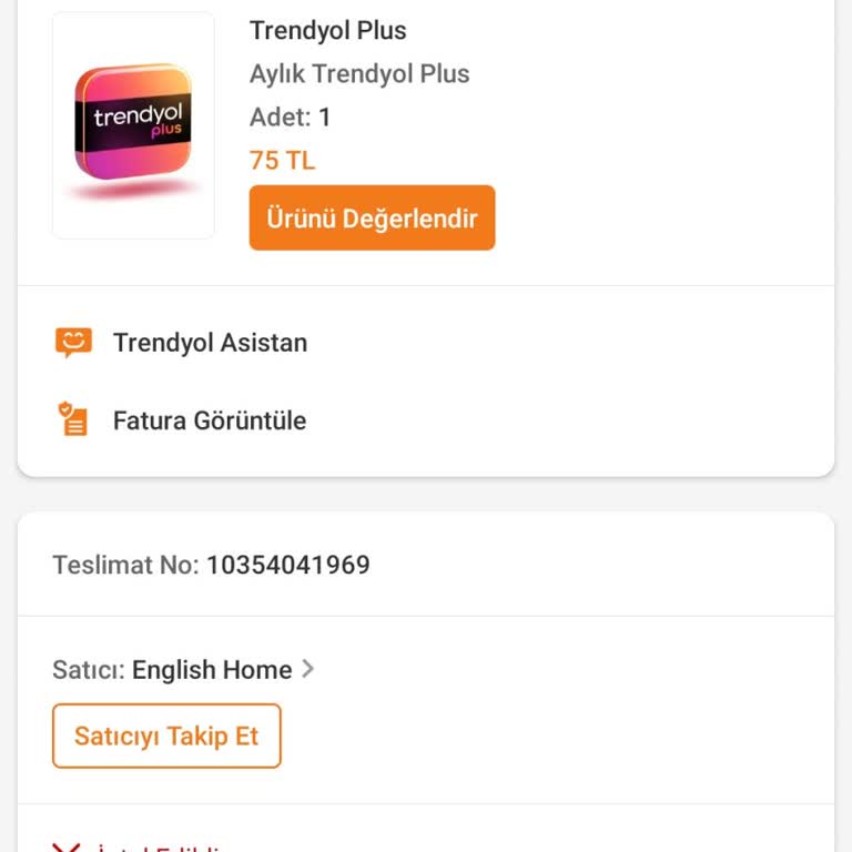 Yanlış Fiyat İptali Sonrası Trendyol Plus Ücretinin İadesi Talebi