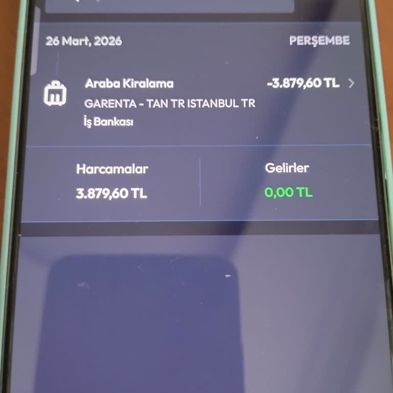 Garenta'da Rezervasyon Oluşturulmadığı İçin Çekilen 3.879 TL Ücretinin İadesi Talebi