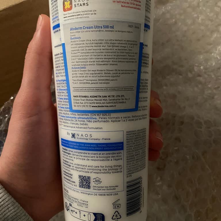 Trendyol’da Alınan Bioderma Nemlendiricide Lot Numarası Ve Son Kullanma Tarihi Eksikliği