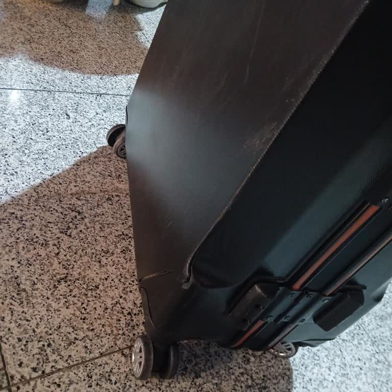 Türk Hava Yolları Bagaj Tekerlek Kırığı, Rapor Ve Yardım Eksikliği