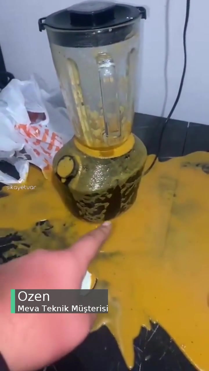Meva Teknik Servisi Yanlış İşlemi Sonucu Blender Patladı Elimi Yaktı! videonun kapak resmi