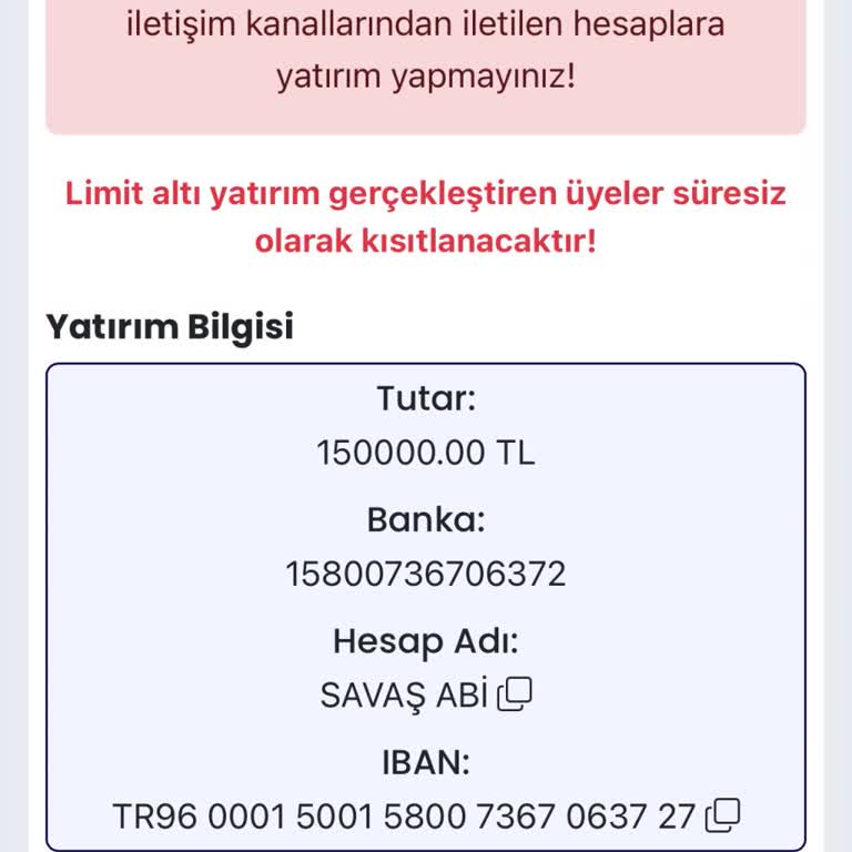 Holiganbet’te 150.000 TL Yatırmamın Hesaba Geçmemesi Ve İadesi İçin Acil Açıklama Talebi