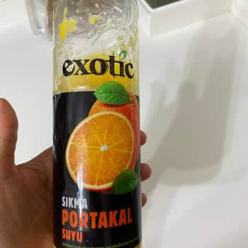 Son Kullanma Tarihi Geçmemiş Portakal Suyu Açıldığında Patladı