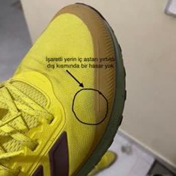 Adidas Runfalcon İç Astar Yırtılmaları Ve Kutunun İmha Edilmesi Nedeniyle Ürün Değişimi Talebi