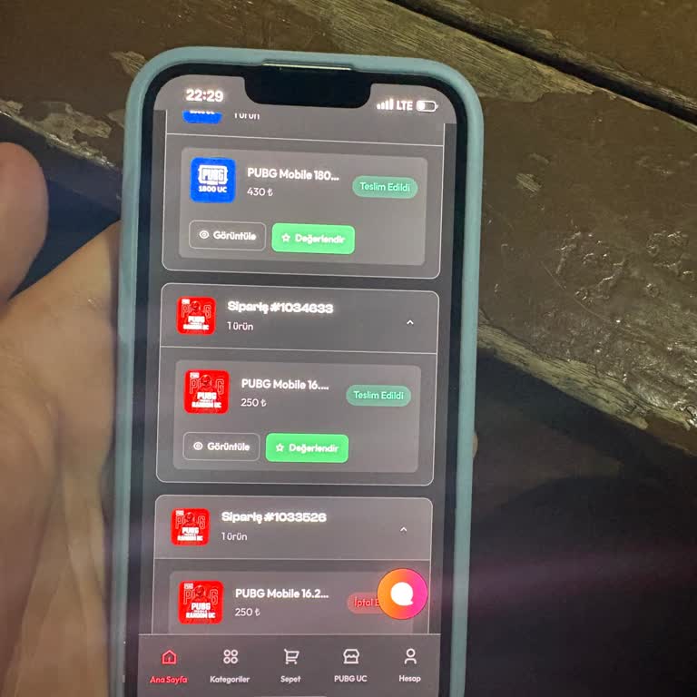 Boş Hesap Ve Eksik UC Yüklemesi Nedeniyle Tam İade Talebi