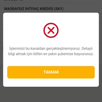 VakıfBank Kampanya Bildirimi Sonrası Kredi Başvurusunun Red Edilmesi Ve Açıklama Talebi