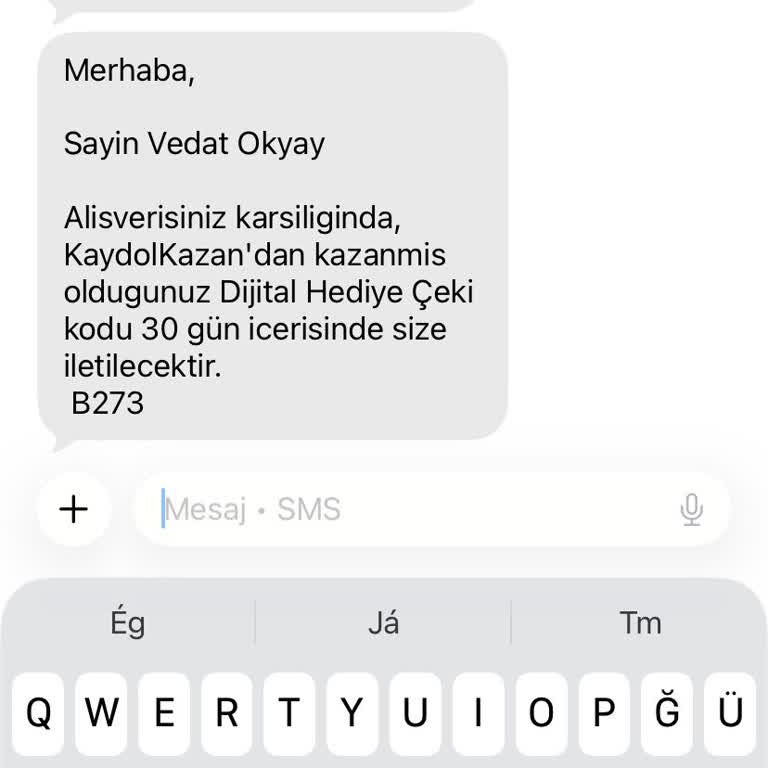 Onaylanan Kampanya Çeki Kodu Tarafıma Ulaşmadı
