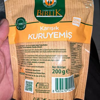 Tarım Kredi Kooperatifinde Karışık Kuruyemiş İçeriği Yanıltıcı, Yer Fıstığı Ağırlığına Dikkat