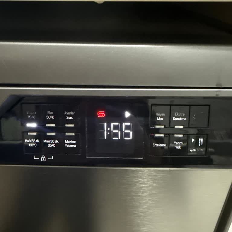 Arçelik Bulaşık Makinesinde Panel Yazıları Silindi Ve Değişim Talep Ediliyor