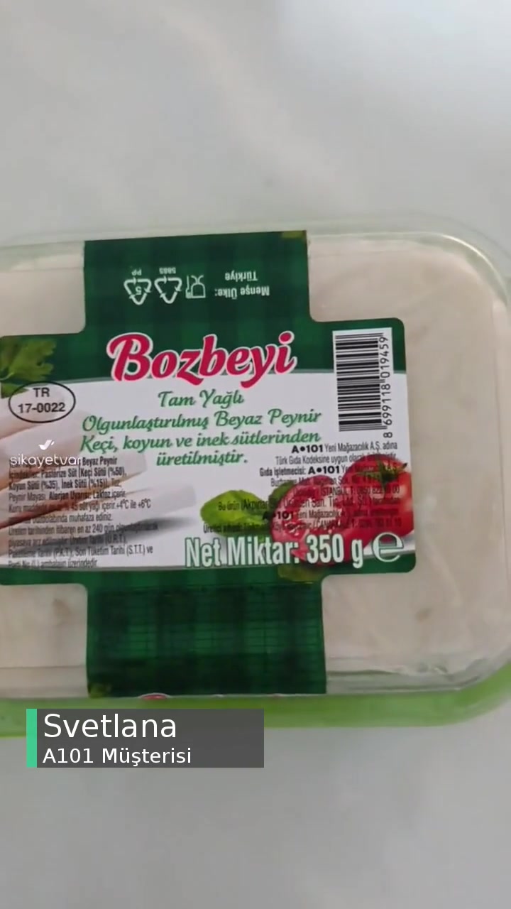 Bozbeyi 350g Beyaz Peynir Tarihi videonun kapak resmi