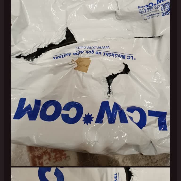 LCW Siparişinde Ürün Eksikliği Ve Hasarlı Kargo, Destek Yok