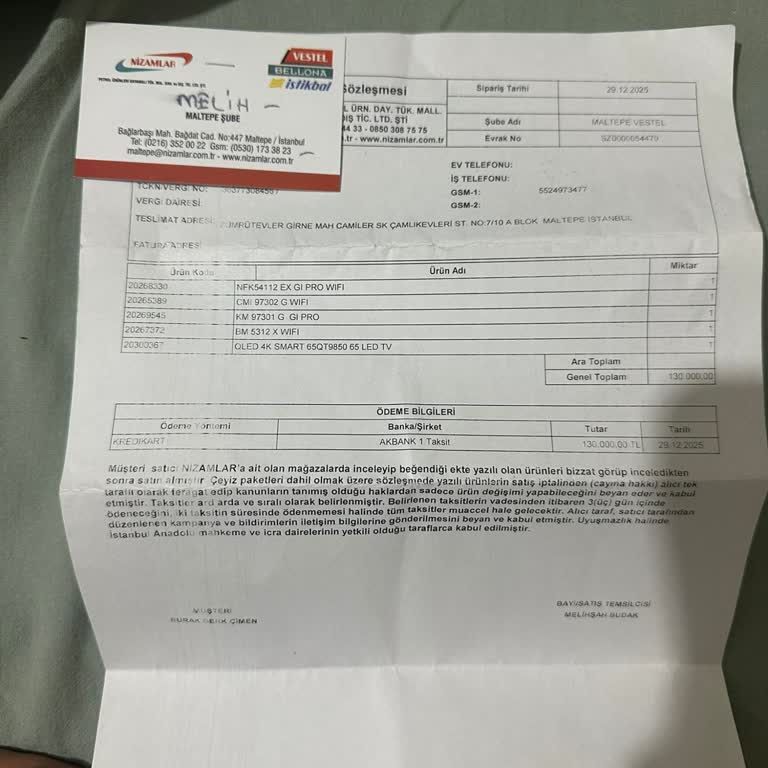 Çamaşır Makinesi Dört Ayda Teslim Edilmedi, Üst Model Ücretsiz Talep Ediliyor