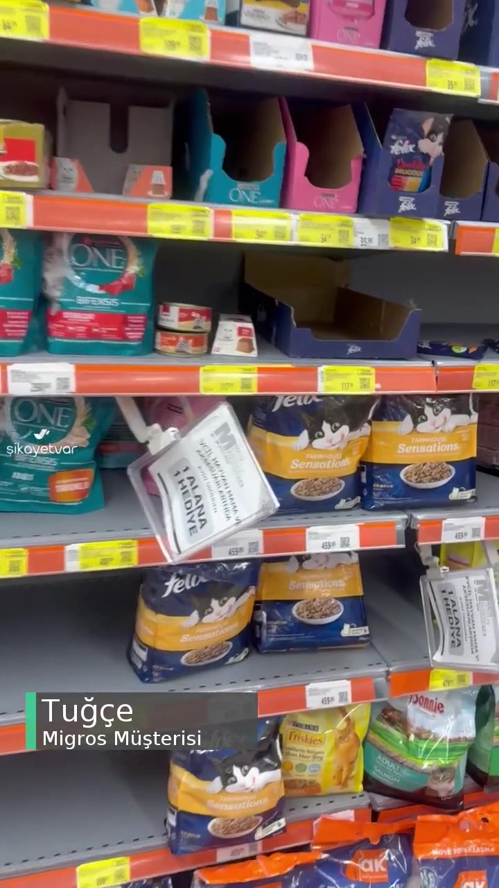 Migros Kedi Maması Alamıyorum videonun kapak resmi