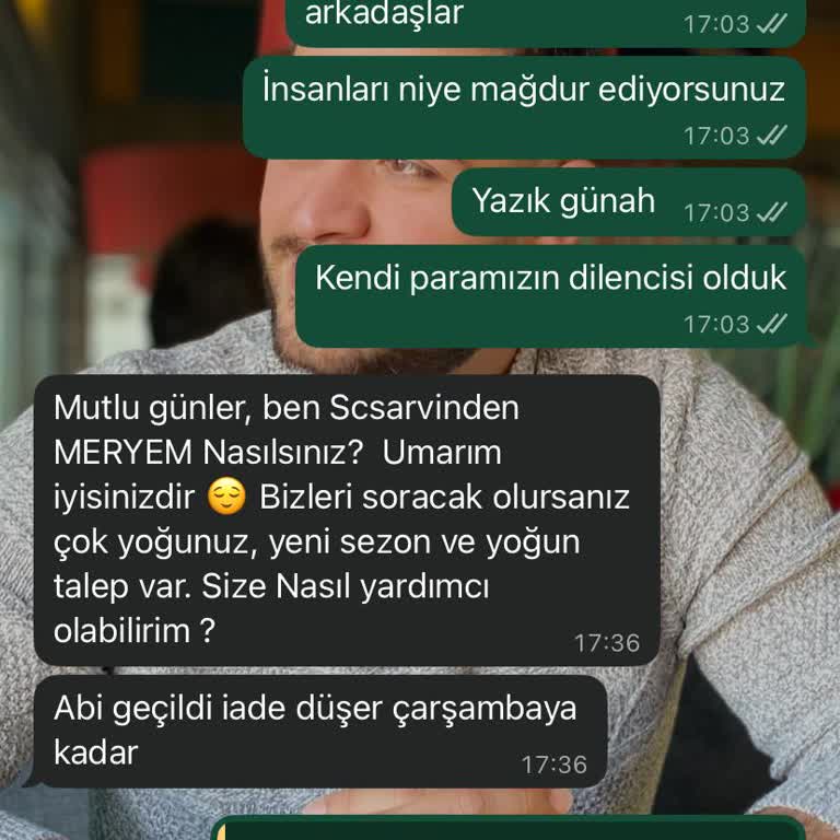SC Sarvin'in İptal Edilen Siparişlerinde Ücret İadesi Hâlâ Gerçekleşmedi