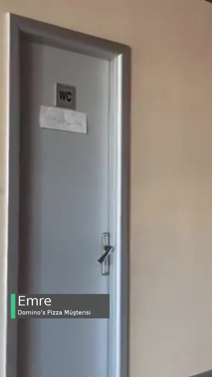 Domino's Pizza Arızalı Lavabo Elinizi Yıkamak İçin Bile Hizmet Yok videonun kapak resmi