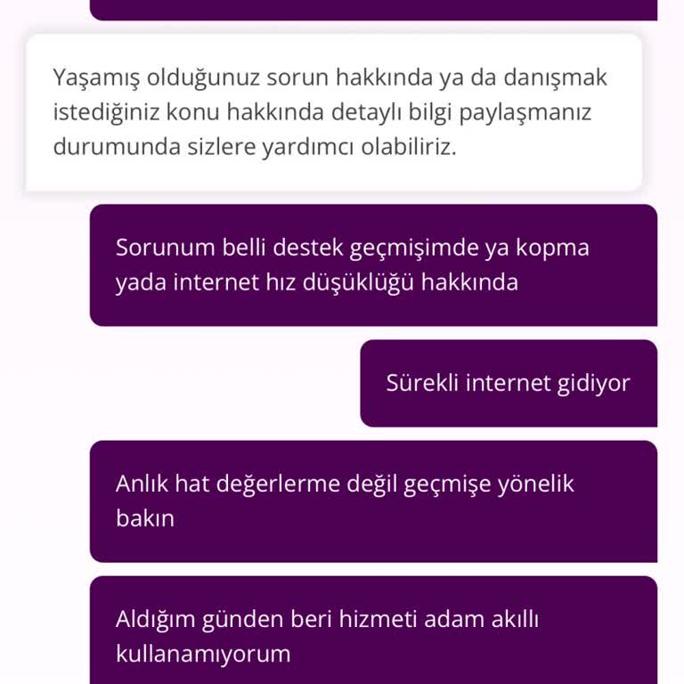 Sürekli İnternet Kopması, Hız Düşüşü Ve İlgisiz Destek