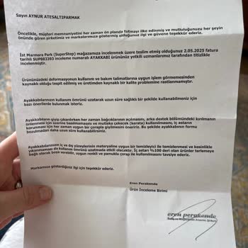 İç Astarı Yırtılan Ayakkabı Kullanıcı Hatası Olarak Reddedildi