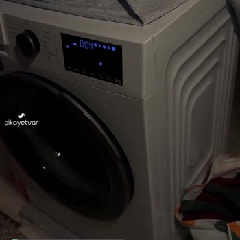 Arçelik 9100 Dmx Çamaşır Makinesi Sarsıntılı Ve Gürültü Çalışıyor