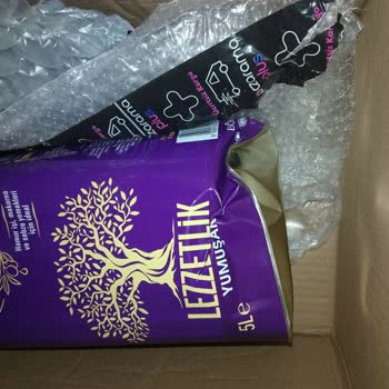 Hasarlı Zeytinyağı Teslim Edildi, Kapıda İade Seçeneği Yok