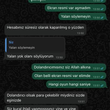 Bahsine.com’da Rulet Kazancım Ödenmedi, Hesabım Süresiz Kapatıldı Ve Destek Yanıt Vermiyor