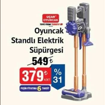 BİM Aktüel Kataloğunda 379 TL Oyunlu Süpürge 529 TL'ye Satıldı