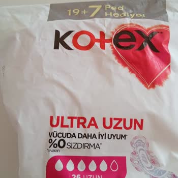 Kotex Ultra Uzun Pedlerde Parçalanma Ve Yapışkan Kalıntı Sorunu