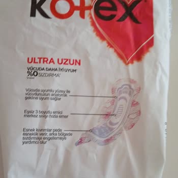 Kotex Ultra Uzun Pedlerde Parçalanma Ve Yapışkan Kalıntı Sorunu