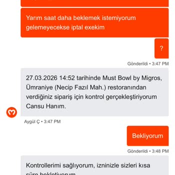 30 Dakika Teslimat Sözü Gerçekleşmedi, Uzun Bekleyiş Yaşadım