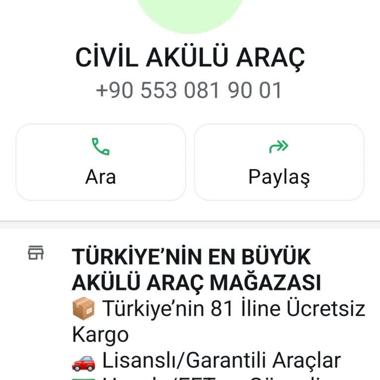 Satıcıdan Cevap Almamama Ve 6.500 TL’lik Akülü Araç Siparişimin Teslim Edilmemesi