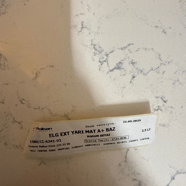 Masum Beyaz Rengi Sarı Çıktı, Ürün Değişimi Ve İade Talebi