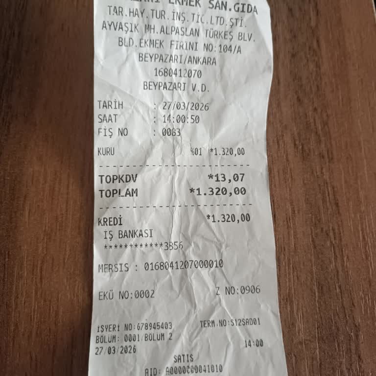 Beypazarı Ekmek Sanayi Saygısız Üslup